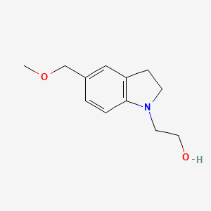 molecular formula C12H17NO2 B1478844 2-(5-(Methoxymethyl)indolin-1-yl)ethan-1-ol CAS No. 2098003-95-1