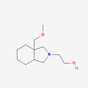 molecular formula C12H23NO2 B1478849 2-(3a-(甲氧基甲基)八氢-2H-异吲哚-2-基)乙醇 CAS No. 2098133-61-8