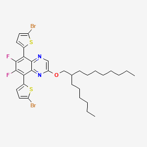 5,8-Bis(5-bromothiophen-2-yl)-6,7-difluoro-2-((2-hexyldecyl)oxy)quinoxaline