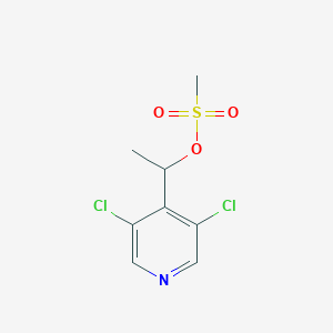 1-(3,5-Dichloropyridin-4-yl)ethyl methanesulfonate