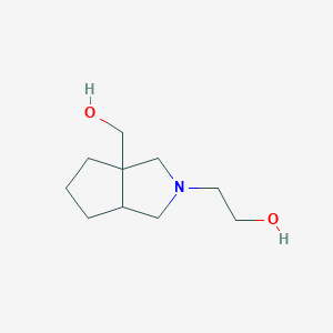 2-(3a-(hydroxymethyl)hexahydrocyclopenta[c]pyrrol-2(1H)-yl)ethan-1-ol
