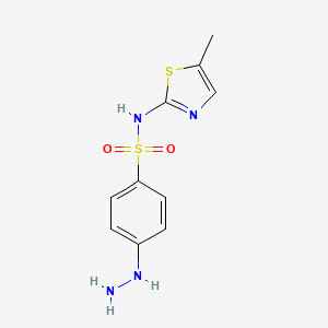 4-Hydrazinyl-N-(5-methylthiazol-2-yl)benzenesulfonamide