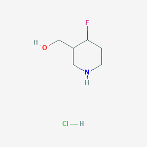 (4-Fluoro-3-piperidyl)methanol;hydrochloride