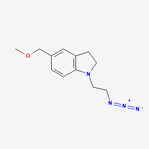 molecular formula C12H16N4O B1478856 1-(2-Azidoethyl)-5-(methoxymethyl)indoline CAS No. 2098133-39-0