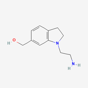 (1-(2-Aminoethyl)indolin-6-yl)methanol