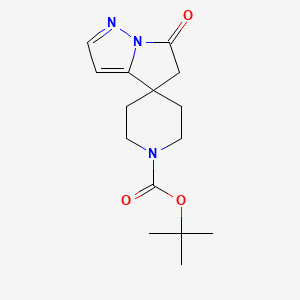 tert-butyl 6-oxospiro[5H-pyrrolo[1,2-b]pyrazole-4,4'-piperidine]-1'-carboxylate