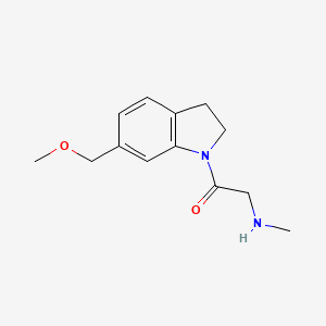 1-(6-(Methoxymethyl)indolin-1-yl)-2-(methylamino)ethan-1-one