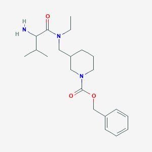 Benzyl 3-[[(2-amino-3-methylbutanoyl)-ethylamino]methyl]piperidine-1-carboxylate