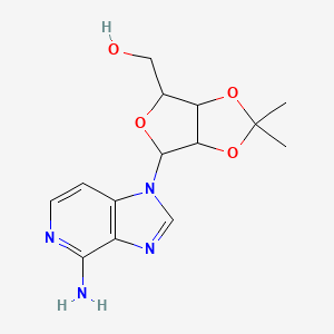 [(3aR,4R,6R,6aR)-6-{4-amino-1H-imidazo[4,5-c]pyridin-1-yl}-2,2-dimethyl-tetrahydro-2H-furo[3,4-d][1,3]dioxol-4-yl]methanol