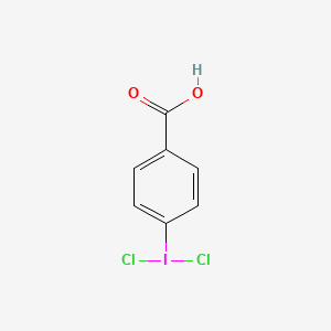 molecular formula C7H5Cl2IO2 B14788622 Benzoic acid, p-(dichloroiodo)-(8CI) 