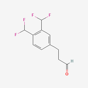 (3,4-Bis(difluoromethyl)phenyl)propanal