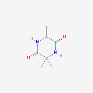 6-Methyl-4,7-diazaspiro[2.5]octane-5,8-dione