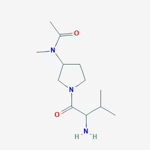 N-[1-(2-amino-3-methylbutanoyl)pyrrolidin-3-yl]-N-methylacetamide