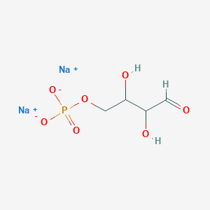 molecular formula C4H7Na2O7P B14788648 Disodium;(2,3-dihydroxy-4-oxobutyl) phosphate 