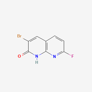 3-Bromo-7-fluoro-1,8-naphthyridin-2(1H)-one