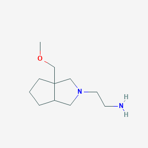 2-(3a-(methoxymethyl)hexahydrocyclopenta[c]pyrrol-2(1H)-yl)ethan-1-amine