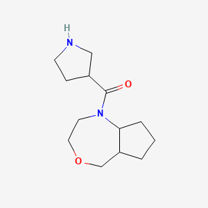 (octahydro-1H-cyclopenta[e][1,4]oxazepin-1-yl)(pyrrolidin-3-yl)methanone