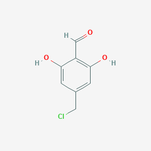 4-(chloromethyl)-2,6-dihydroxybenzaldehyde