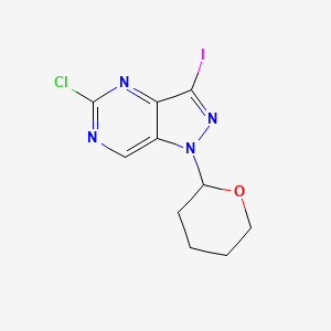 5-Chloro-3-iodo-1-tetrahydropyran-2-yl-pyrazolo[4,3-d]pyrimidine