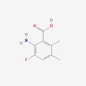 2-Amino-3-fluoro-5,6-dimethylbenzoic acid