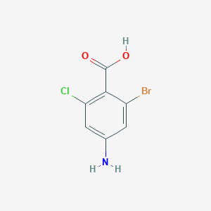 4-Amino-2-bromo-6-chlorobenzoic acid