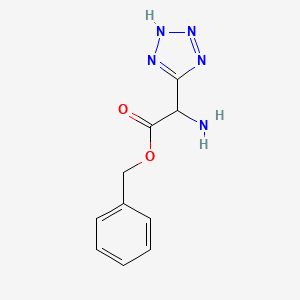 benzyl 2-amino-2-(2H-tetrazol-5-yl)acetate