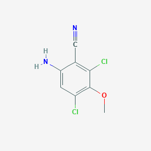 Benzonitrile, 6-amino-2,4-dichloro-3-methoxy-