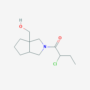 2-chloro-1-(3a-(hydroxymethyl)hexahydrocyclopenta[c]pyrrol-2(1H)-yl)butan-1-one