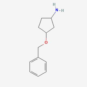 3-Phenylmethoxycyclopentan-1-amine