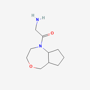 2-amino-1-(octahydro-1H-cyclopenta[e][1,4]oxazepin-1-yl)ethan-1-one