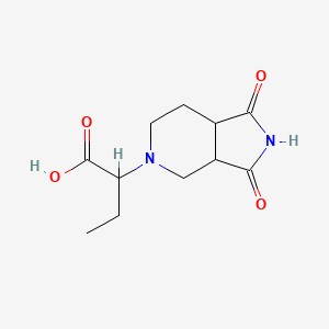 2-(1,3-dioxooctahydro-5H-pyrrolo[3,4-c]pyridin-5-yl)butanoic acid