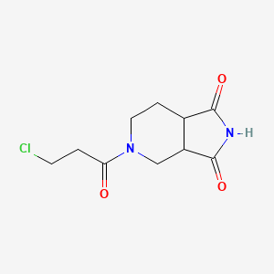 5-(3-chloropropanoyl)hexahydro-1H-pyrrolo[3,4-c]pyridine-1,3(2H)-dione
