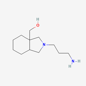 (2-(3-aminopropyl)octahydro-3aH-isoindol-3a-yl)methanol