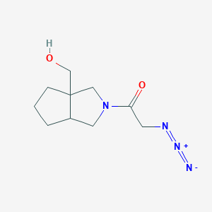 2-azido-1-(3a-(hydroxymethyl)hexahydrocyclopenta[c]pyrrol-2(1H)-yl)ethan-1-one