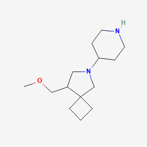 8-(Methoxymethyl)-6-(piperidin-4-yl)-6-azaspiro[3.4]octane