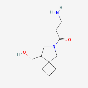 3-Amino-1-(8-(hydroxymethyl)-6-azaspiro[3.4]octan-6-yl)propan-1-one