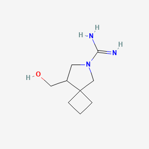 8-(Hydroxymethyl)-6-azaspiro[3.4]octane-6-carboximidamide