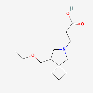 3-(8-(Ethoxymethyl)-6-azaspiro[3.4]octan-6-yl)propanoic acid