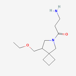 3-Amino-1-(8-(ethoxymethyl)-6-azaspiro[3.4]octan-6-yl)propan-1-one