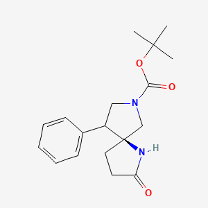 tert-butyl (5S)-2-oxo-9-phenyl-1,7-diazaspiro[4.4]nonane-7-carboxylate