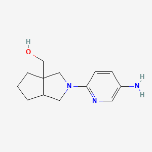 (2-(5-aminopyridin-2-yl)hexahydrocyclopenta[c]pyrrol-3a(1H)-yl)methanol