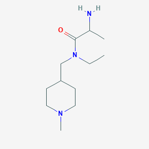 2-amino-N-ethyl-N-[(1-methylpiperidin-4-yl)methyl]propanamide