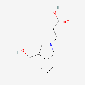 3-(8-(Hydroxymethyl)-6-azaspiro[3.4]octan-6-yl)propanoic acid