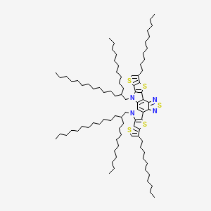 3,27-Bis(2-decyltetradecyl)-8,22-di(undecyl)-6,10,15,20,24-pentathia-3,14,16,27-tetrazaoctacyclo[16.9.0.02,12.04,11.05,9.013,17.019,26.021,25]heptacosa-1(18),2(12),4(11),5(9),7,13,16,19(26),21(25),22-decaene