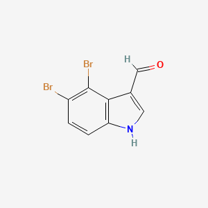 4,5-Dibromo-1H-indole-3-carbaldehyde