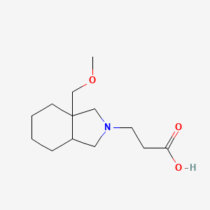 3-(3a-(methoxymethyl)octahydro-2H-isoindol-2-yl)propanoic acid