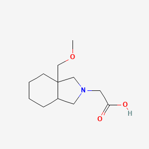 molecular formula C12H21NO3 B1478915 2-(3a-(methoxymethyl)octahydro-2H-isoindol-2-yl)acetic acid CAS No. 2097985-41-4