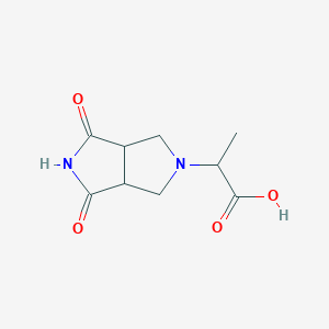2-(4,6-dioxohexahydropyrrolo[3,4-c]pyrrol-2(1H)-yl)propanoic acid