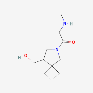 1-(8-(Hydroxymethyl)-6-azaspiro[3.4]octan-6-yl)-2-(methylamino)ethan-1-one