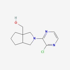 (2-(3-chloropyrazin-2-yl)hexahydrocyclopenta[c]pyrrol-3a(1H)-yl)methanol